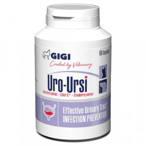 GIGI URO-URSI papildbarība kaķiem, suņiem Urīnceļiem N90